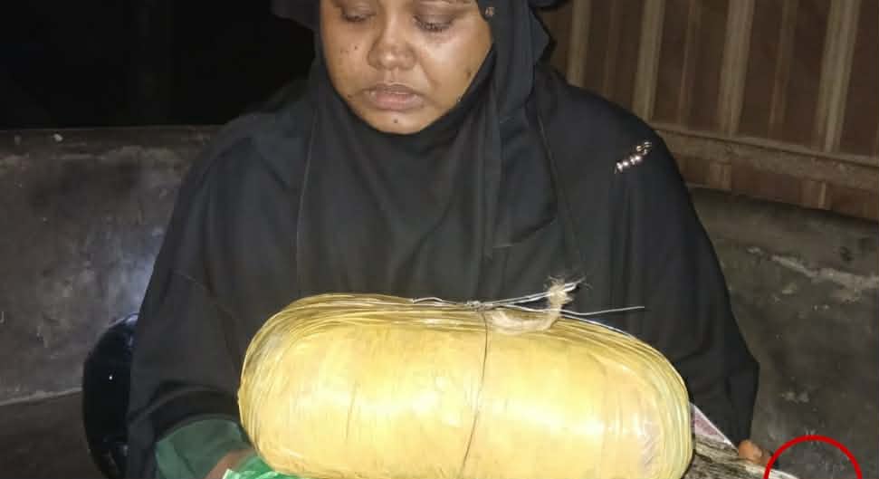 চলো যাই যুদ্ধে মাদকের বিরুদ্ধে-সোনারগাঁয়ে ওসি মহিবুল্লাহ’র অভিযানে ৩ কেজি গাঁজাসহ নারী মাদক কারবারি গ্রেফতার
